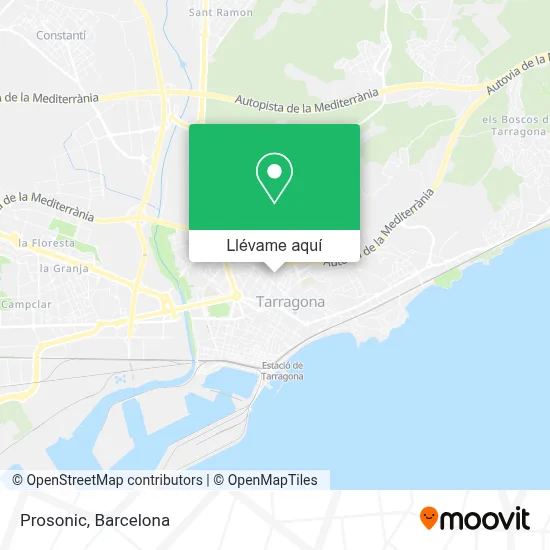 Mapa Prosonic