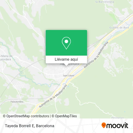 Mapa Tayeda Borrell E