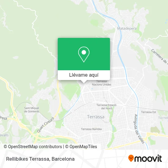 Mapa Rellibikes Terrassa