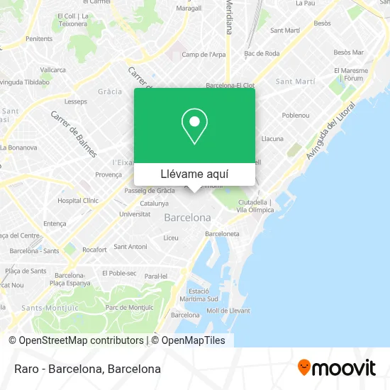 Mapa Raro - Barcelona