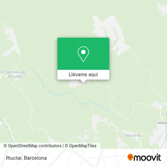 Mapa Riuclar
