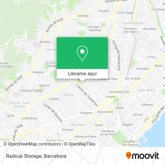 Mapa Radical Storage