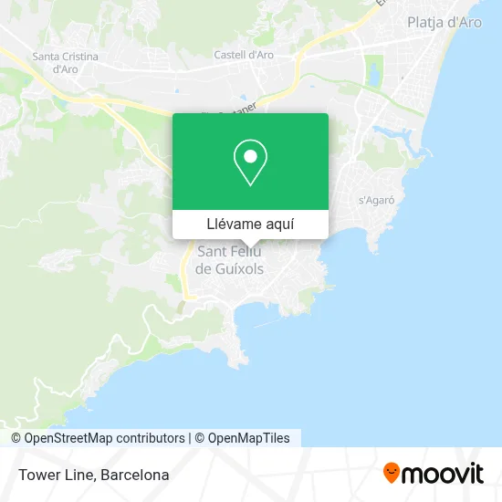 Mapa Tower Line