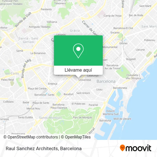 Mapa Raul Sanchez Architects