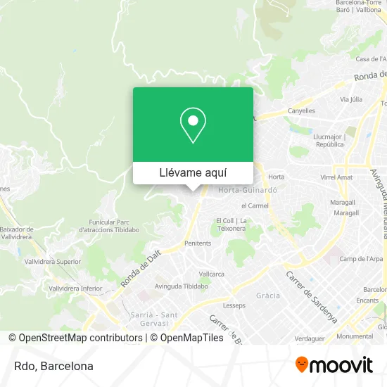 Mapa Rdo