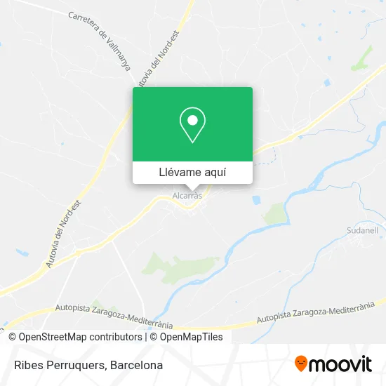 Mapa Ribes Perruquers
