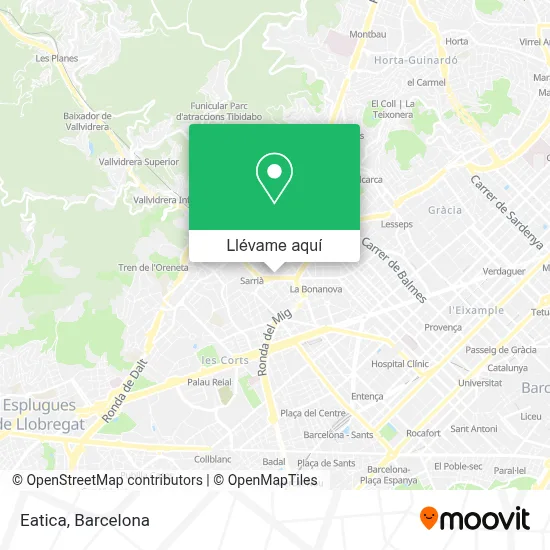 Mapa Eatica