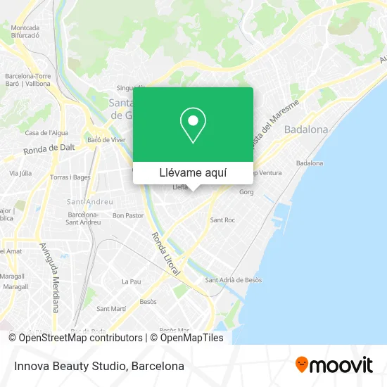 Mapa Innova Beauty Studio