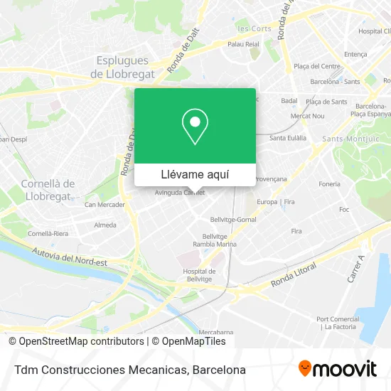 Mapa Tdm Construcciones Mecanicas