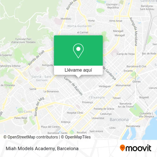 Mapa Miah Models Academy