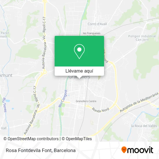 Mapa Rosa Fontdevila Font