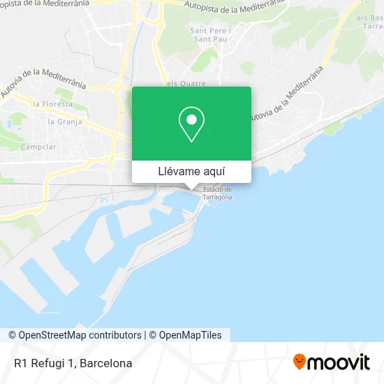 Mapa R1 Refugi 1