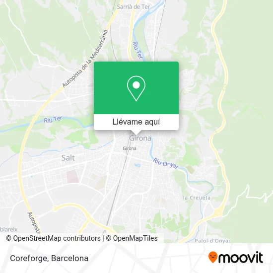 Mapa Coreforge