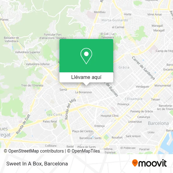 Mapa Sweet In A Box