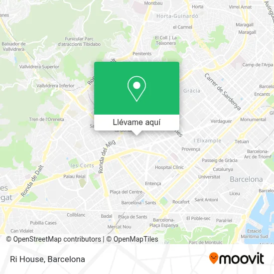 Mapa Ri House