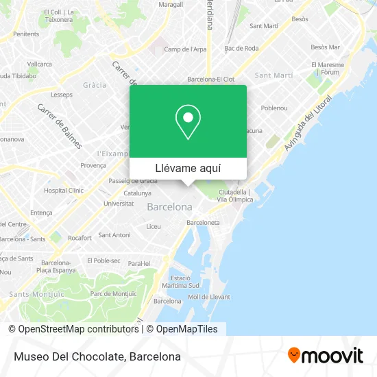 Mapa Museo Del Chocolate