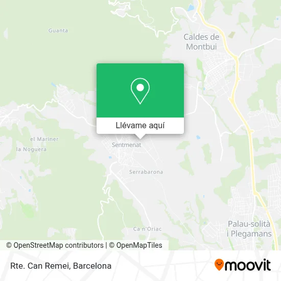Mapa Rte. Can Remei