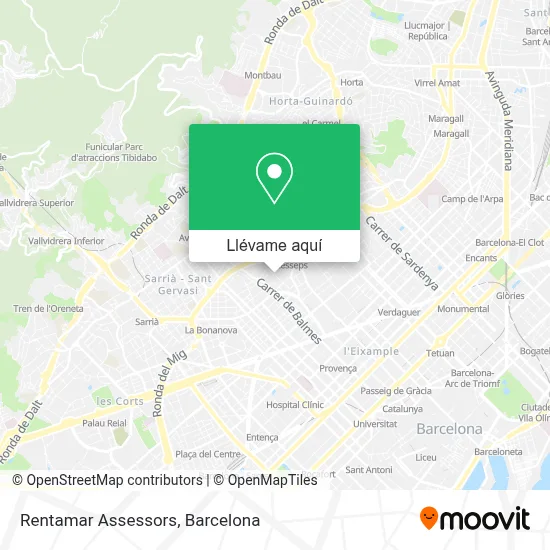 Mapa Rentamar Assessors