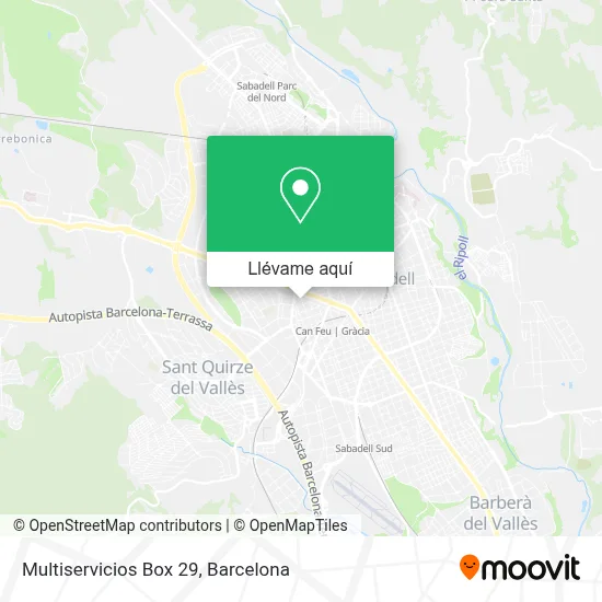 Mapa Multiservicios Box 29