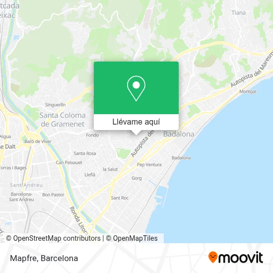 Mapa Mapfre