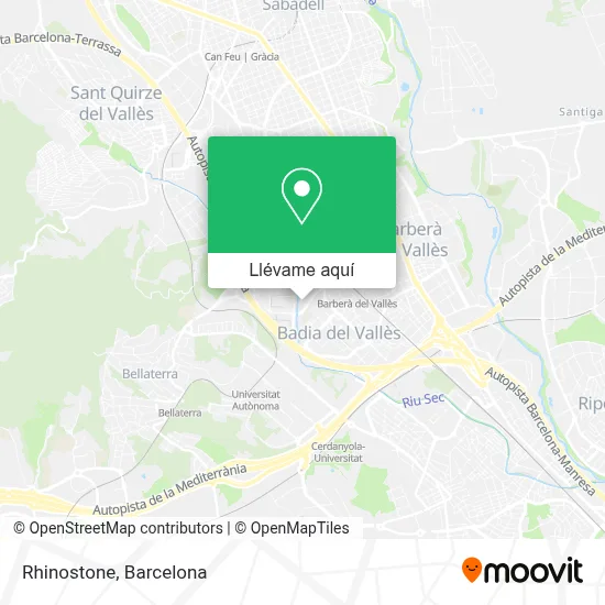 Mapa Rhinostone