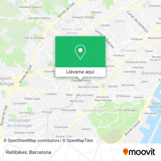 Mapa Rellibikes