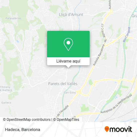 Mapa Hadeca