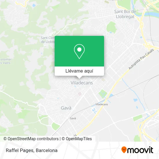 Mapa Raffel Pages