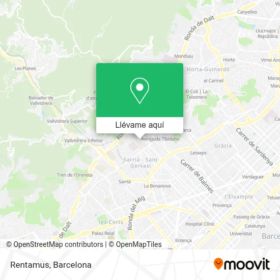 Mapa Rentamus