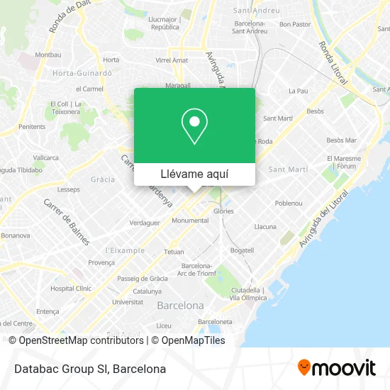 Mapa Databac Group Sl