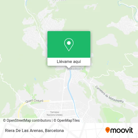 Mapa Riera De Las Arenas