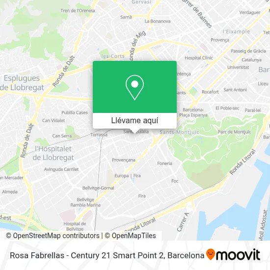 Mapa Rosa Fabrellas - Century 21 Smart Point 2
