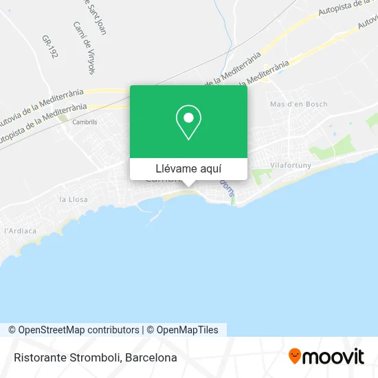 Mapa Ristorante Stromboli
