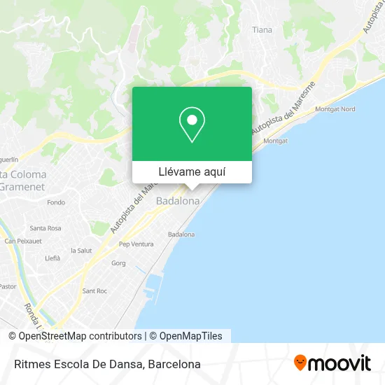 Mapa Ritmes Escola De Dansa