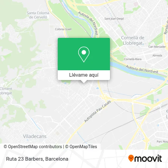 Mapa Ruta 23 Barbers