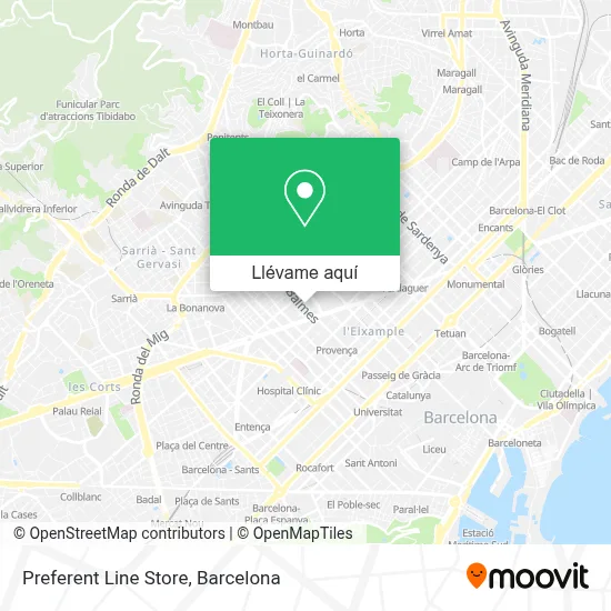 Mapa Preferent Line Store