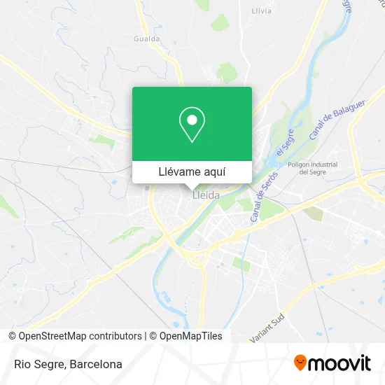 Mapa Rio Segre