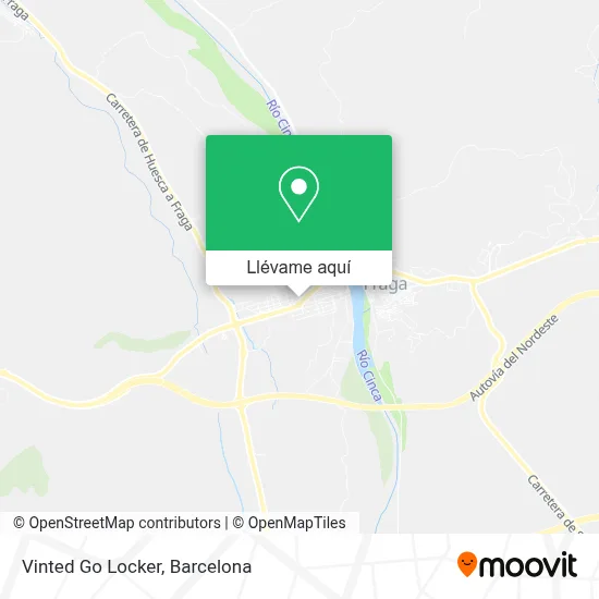 Mapa Vinted Go Locker