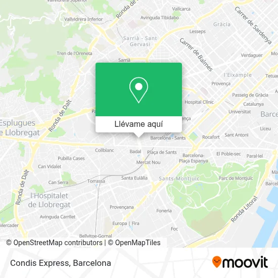 Mapa Condis Express