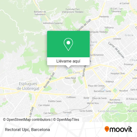 Mapa Rectorat Upc