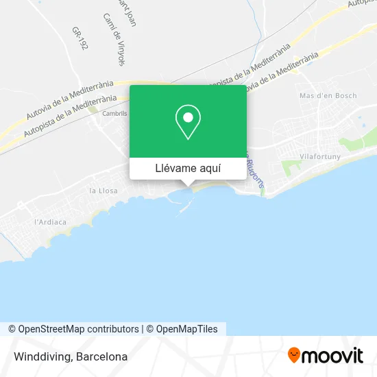 Mapa Winddiving