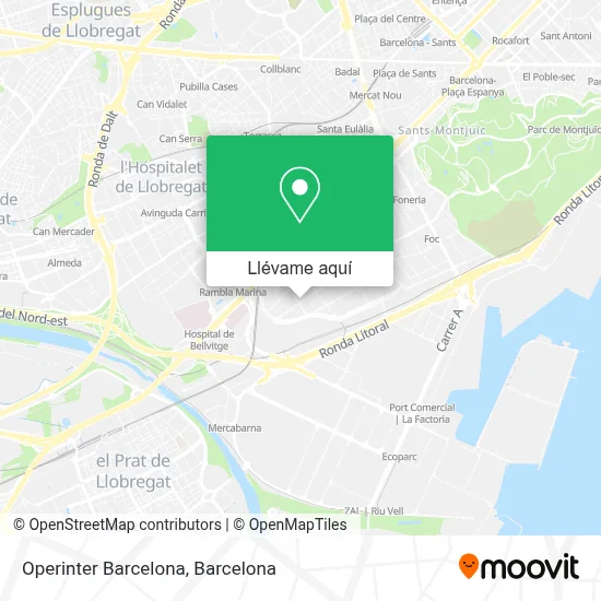 Mapa Operinter Barcelona