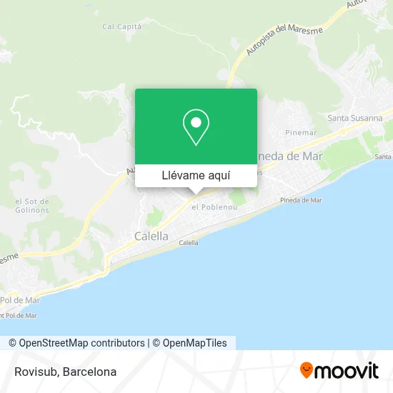 Mapa Rovisub