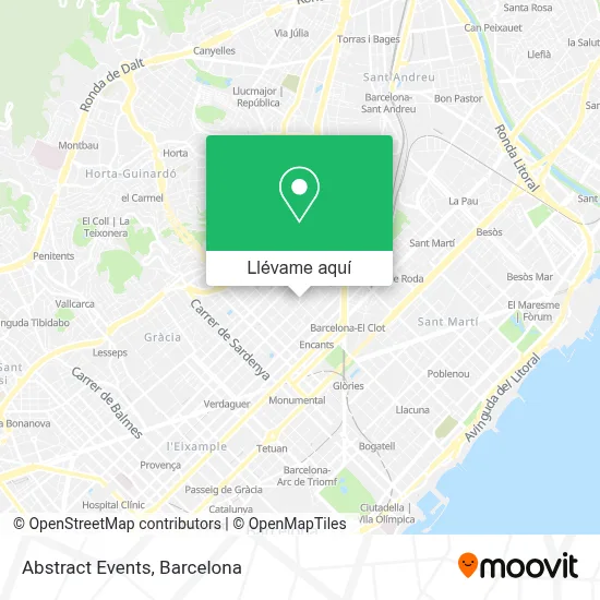 Mapa Abstract Events