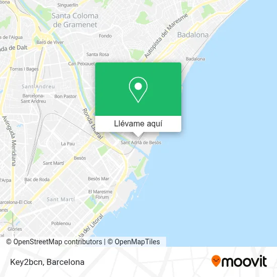 Mapa Key2bcn