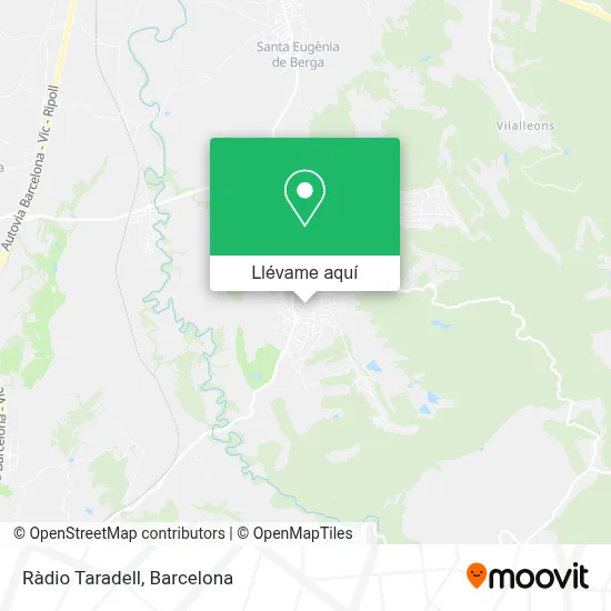 Mapa Ràdio Taradell
