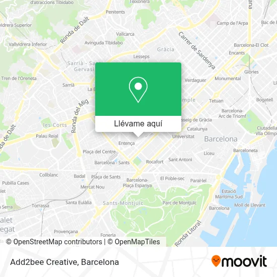 Mapa Add2bee Creative