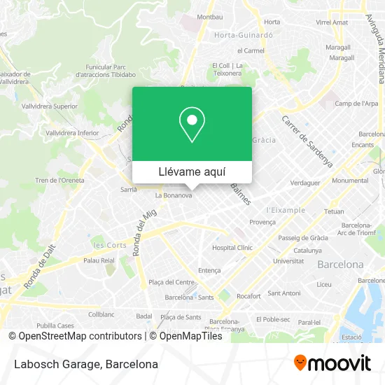 Mapa Labosch Garage