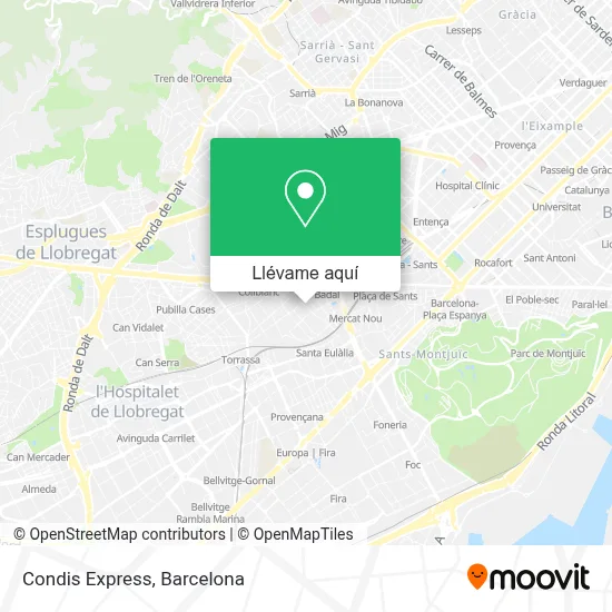 Mapa Condis Express