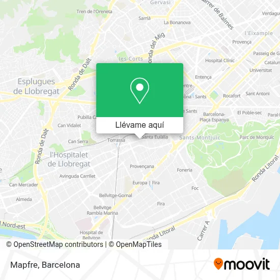 Mapa Mapfre